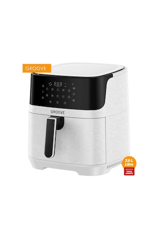 Groove Max XXL 7L 1800W WiFi Smart Airfryer Air Fryer Yağsız Sıcak Hava Fritözü Beyaz