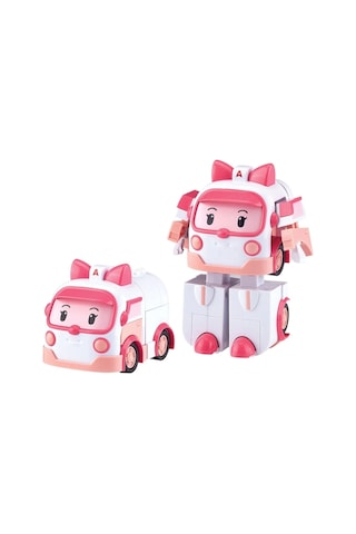 Polı Mrt-0651 Robocar Transforming Robot Figür Amber -necotoys Standart