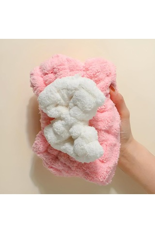 Veraura Lifestyle Mikrofiber Örgü Saç Kurutma Bone Havlu Çok Renkli