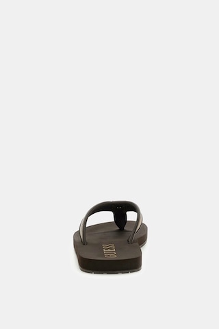 Guess Dingle Logo Parmak Arası Erkek Terlik Fmjdınfal21 Kahverengi