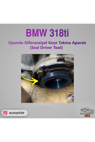 Bmw 318ti Diferansiyel Keçe Takma Aparatı Seal Drıver Tool