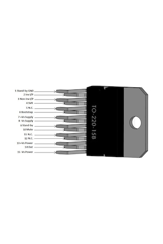 Tda7294 Entegre Multiwatt-15