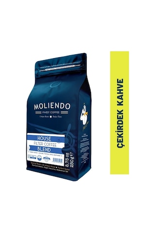 Moliendo Finest Coffee House Blend Çekirdek Filtre Kahve 250 G