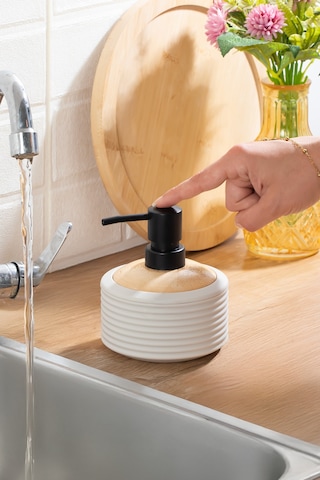 Porsima 3126 Banyo Ve Mutfak Sıvı Sabunluk 350ml Taupe-ahşap Taupe