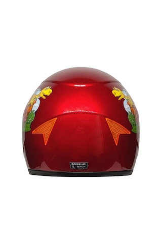 Mts SY118 Full Face Çocuk Kaskı-60609 - Dino Kırmızı