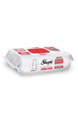 Sleepy Easy Clean Kiraz Çiçeği Yüzey Temizlik Havlusu Mendili 100 Yaprak