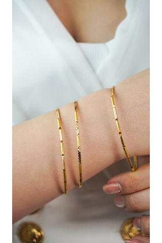 22 Ayar Altın Yatırımlık Ajda Bilezik 10 Gr