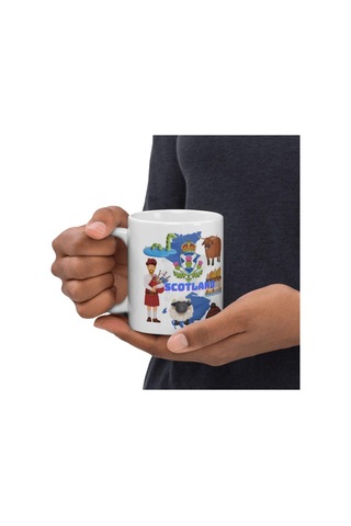 İskoçya Kupa Bardak 2 Adet Seyahat Hatıra Scotland Mug