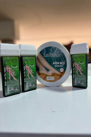 La Frente Azulen Roll-On Sir Ağda 3 x 100 ML + Ağda Bezi 25 M La Frente Azulen Roll-On Sir Ağda 3 x 100 ML + Ağda Bezi 25 M