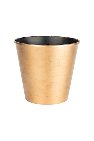 Madame Coco Dior Varaklı Saksı 4 Lt 1ksaks016321x21x19cm-gold