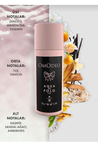 Omodeo Aqua Di Polo 1987 Kadın Deodorant Sprey