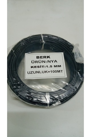 1.5 Mm Nya Siyah Tam Kesit Cca Kablo