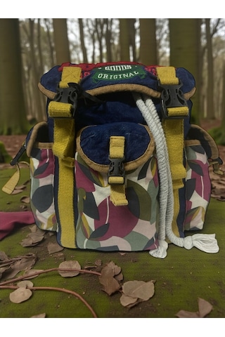 Old Cotton Cargo Kaliteli Tek Gözlü Vintage Disayn Unisex Sırt Günlük Okul Gezi Kamp Trekking Çantası Kc Ahtapot Bag Yeşil