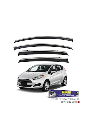 FORD FİESTA KROMLU CAM RÜZGARLIĞI 4LÜ 2010-2020