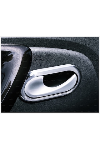 Dacia Sandero Krom İç Kapı Kolu Çerçeve 4Pcs. P.Çelik 2006-2012