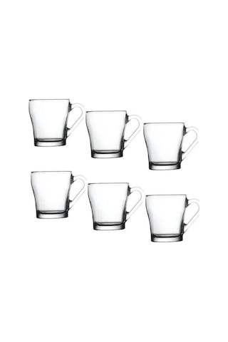 Paşabahçe 55793 Aria Kulplu Bardak 6 Lı 205 cc
