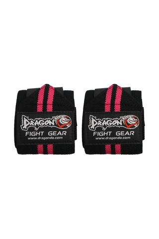 Dragondo 63911 Halter Ve Fitness Bilek Bandajı Yeni Seri Siyah - Pembe