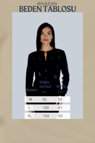 Solo " Kalbin Işıltısı " Triko Örme Hırka 001