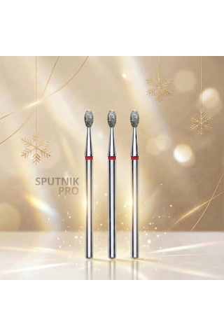 Elmas Zeytin Freze Kırmızı Çap 2,5mm