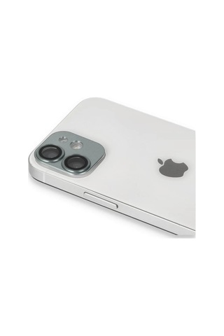 Vaveni İphone 11 Uyumlu Pers Alüminyum Kamera Lens - Yeşil Arz