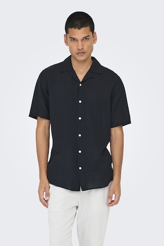 Only & Sons Erkek Gömlek 22025116 Siyah Siyah