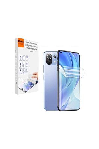 Xiaomi Mi11 Lite Uyumlu Kırılmaz Cam Ön Ve Arka 2in1 Özel Kesim Hydrogel Film Xiaomi Mi11 Lite Uyumlu Kırılmaz Cam Ön Ve Arka 2in1 Özel Kesim Hydrogel Film