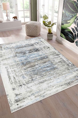 Valencıa-1506 Kaymaz Taban Dekoratif Modern Yıkanabilir Kolay Temizlenen Salon Balkon Mutfak Halısı Kilim Yolluk