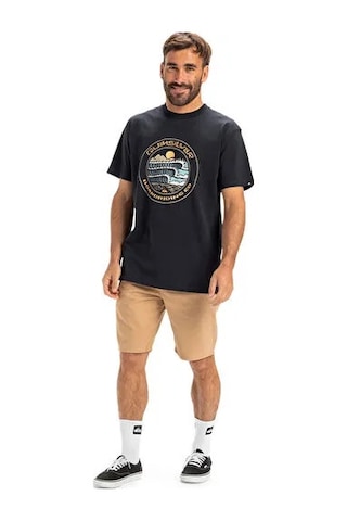 Quiksilver Ev Three Seas Ss Erkek Günlük Tişört Eqyzt08051-ktp0 Lacivert Lacivert
