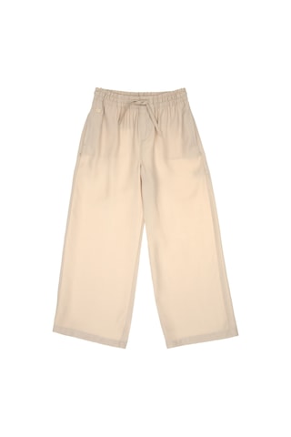 U.S. Polo Assn. Kız Çocuk Taş Loose Fit Modal Karışımlı Kanvas Pantolon 50300911-VR049