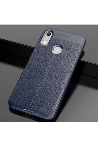 Huawei Honor 8a Kılıf Zore Niss Silikon Kapak Lacivert