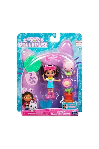 Gabby's Dollhouse Cat Tivity Aksesuarlı Oyun Seti Flower Garden