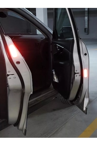Kriart Kırmızı Araç Kapı Yansıtıcı Çıkartmaları 236937351
