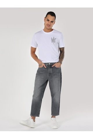 Colin's 057 Milas Loose Relaxed Fit Gri Erkek Pantolon CL1062424_Q1.V1_DN42462