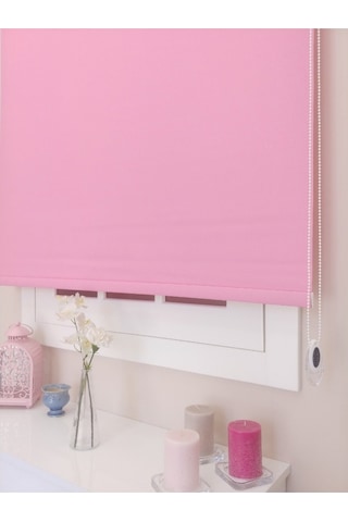 Venassa Pembe Stor Zebra Güneşlik Perde