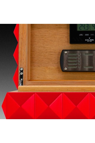 Colibri New Quasar Humidor Puro Kutusu Kırmızı 40's