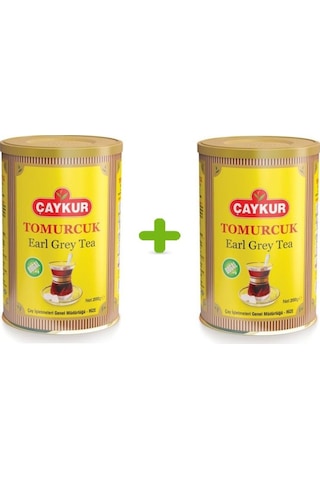 Çaykur Earl Grey Tea Tomurcuk Dökme Çay Teneke 2 x 200 G