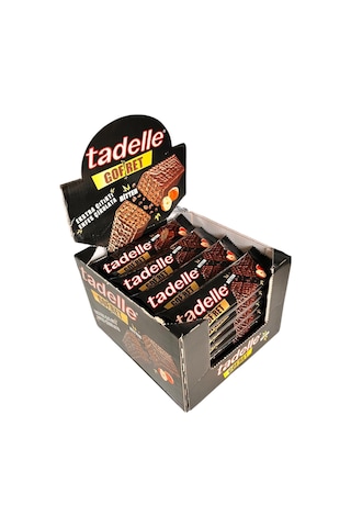 Tadelle Bitter Çikolatalı Gofret 28 Gr 28 Adet