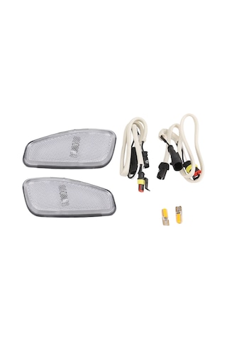 Xurunkeji Araba Yan Yansıma Uyarı Dönüş Sinyal Lambası Lambası Ön Dönüş Sinyal Lambası Jeep Renegade 2014-2017 Beyaz