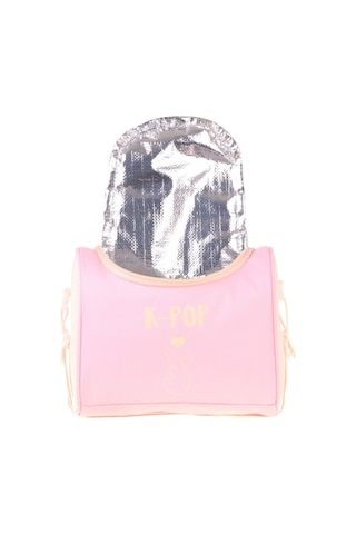 Calacilo Kız Çocuk K-pop Pink Isı Yalıtımlı Okul Beslenme Çantası Pembe - C4108
