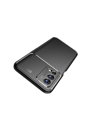 Oppo A55 4G Kılıf Karbon Silikon Case