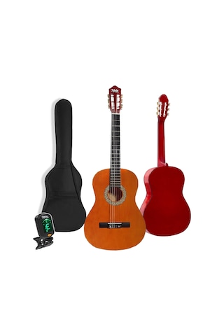 Midex CG-36OR-PAK Kaliteli 36 İnç 3/4 Junior Çocuk Gitarı 8-12 Yaş Arası (Çanta Askı Pena Metod)