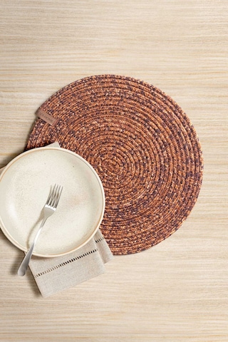 Koza Home Cesta El Yapımı Örgü Kiremit Supla 37x37 4028 Kiremit