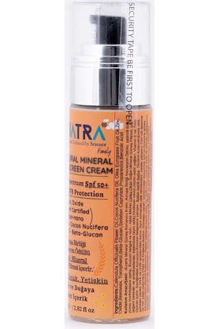 Kuatra Doğal Mineral Bebek-Çocuk-Yetişkin Koruyucu Güneş Kremi SPF50+ 80 ML