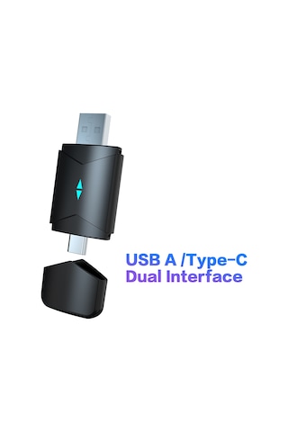 Springsun Ca-12 Kablosuz Carplay Kutusu, İkili Portlu Mini Adaptör, İos Ve Android Auto Desteği, Kablosuz Araç Bağlantı Modülü, Hızlı Bağlantı, Plug & Play, Kore Piyasa İçin Kc Onaylı