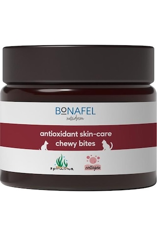 Bonafel Köpekler İçin Deri ve Tüy Sağlığı Çiğneme Tableti 100 G 50 Tablet