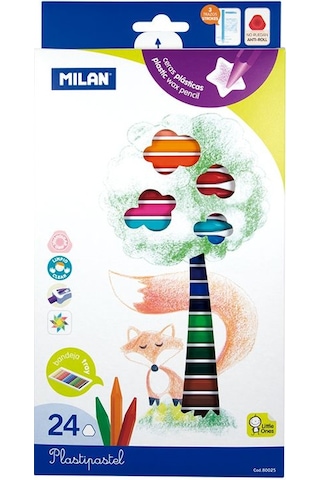 Milan 80025 Plastipastel Mum Pastel Boya 24Lü N11.4928