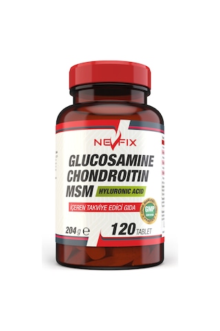 Nevfix Glukozamin Kondroitin Msm Yumurta Kabuğu 120 Tablet
