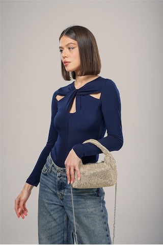 Ççs Kadın 17768 Omuz Askılı El Çantası Altın