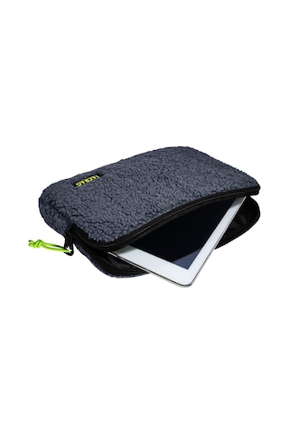 Jacbag Teddy Gri/sarı Peluş Erkek Çocuk Tablet Çantası Tablet Kılıfı