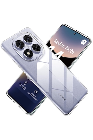 Xiaomi Redmi Note 14 Pro Plus Kılıf Kamera Koruma Şeffaf Silikon